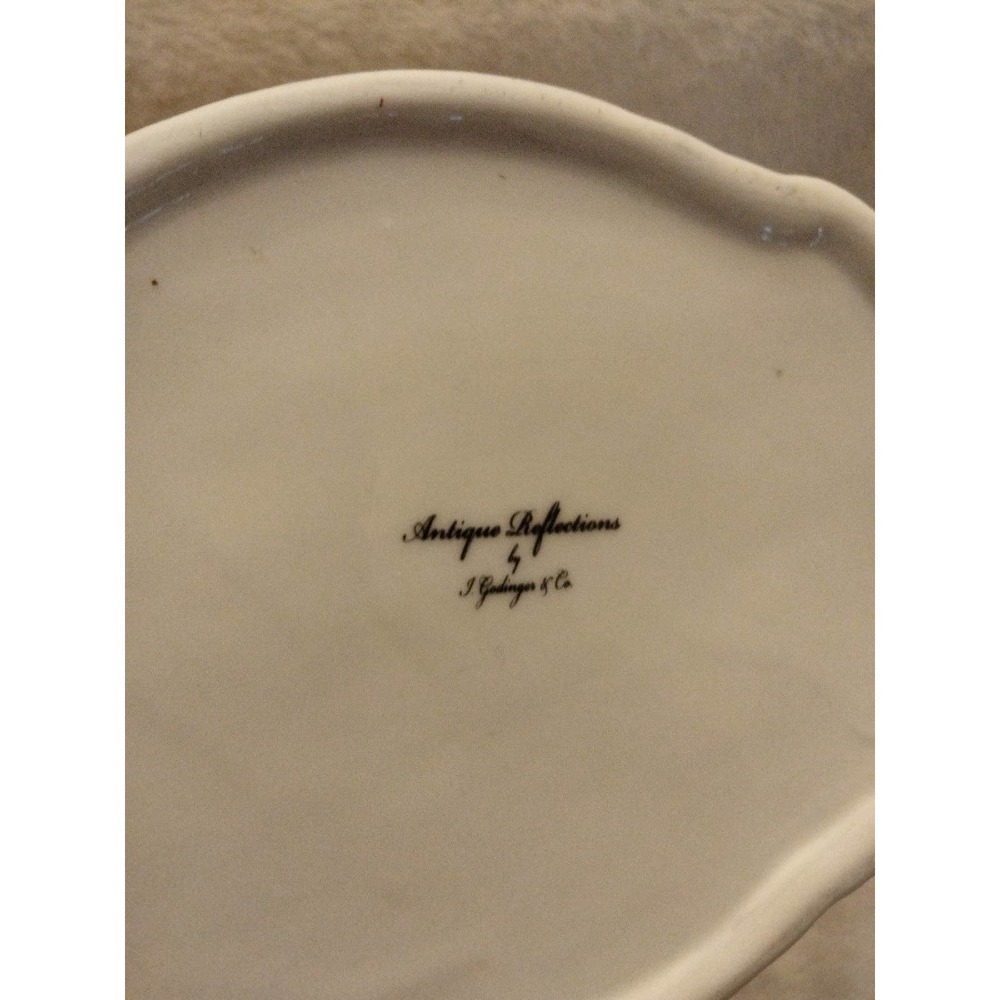 Godinger Porcelain Pear Pink White Teapot - Picture 7 of 7